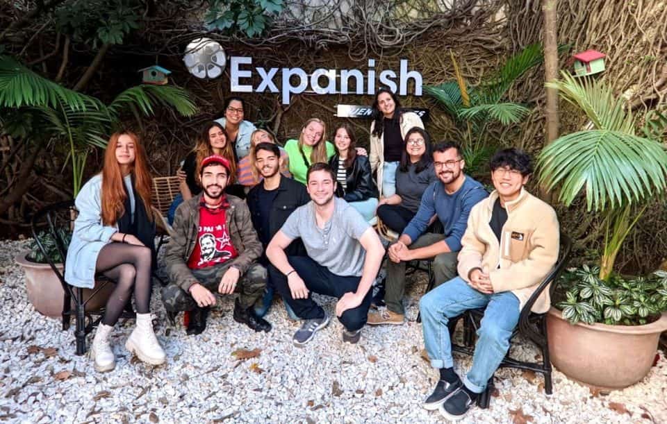 Expanish Spanish School Buenos Aires Patio Students Group.jpg