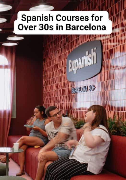 Overs 30s students at spanish school in barcelona