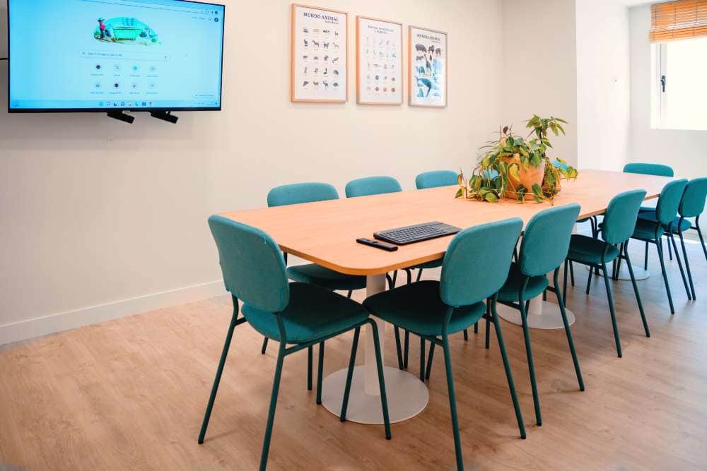 Malaga spanish school classroom