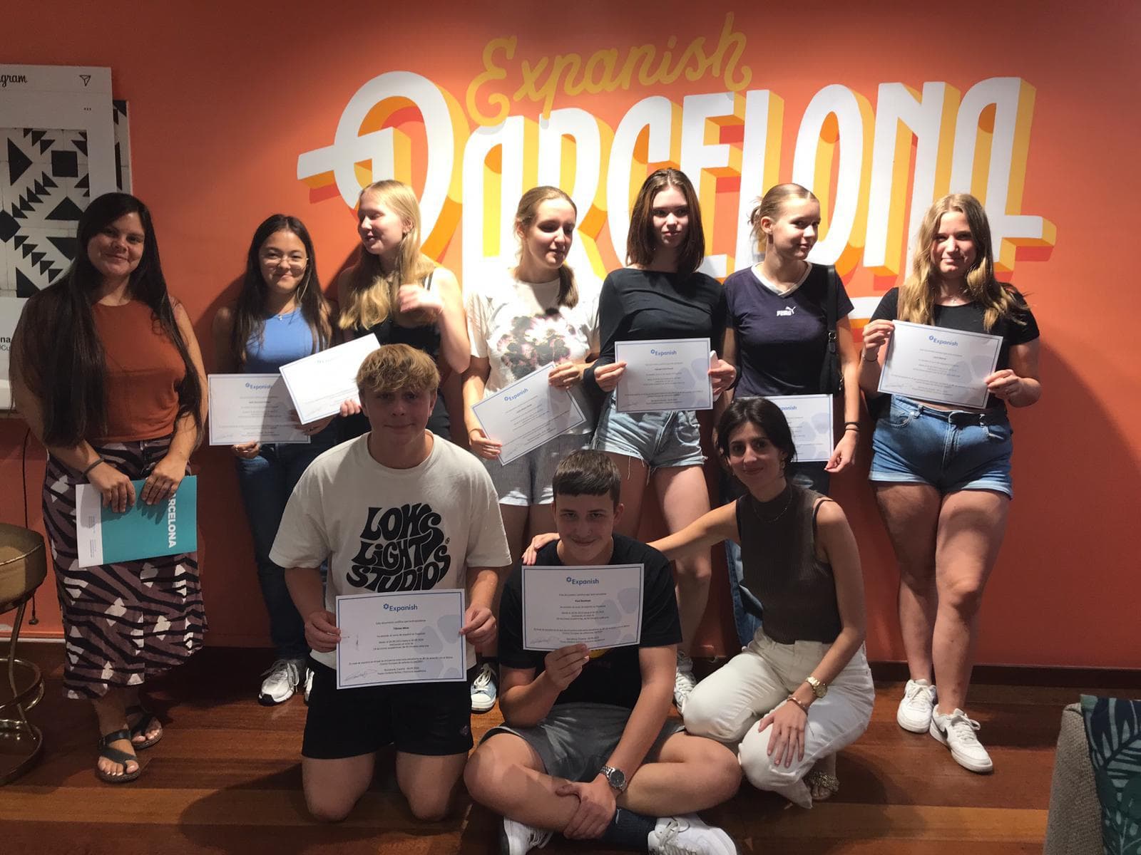 students in Barcelona