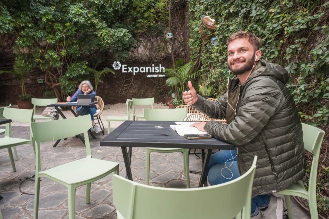 Expanish Spanish School Buenos Aires - Patio outdoor.jpg