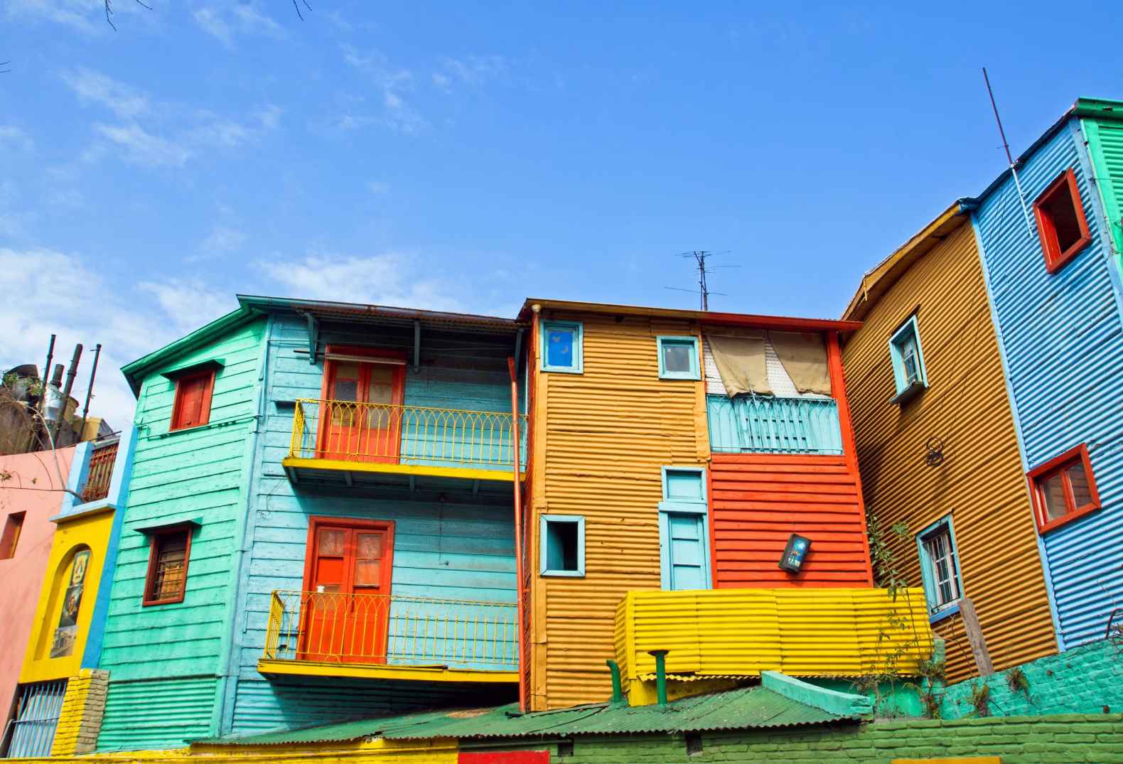 Colourful houses in La Boca