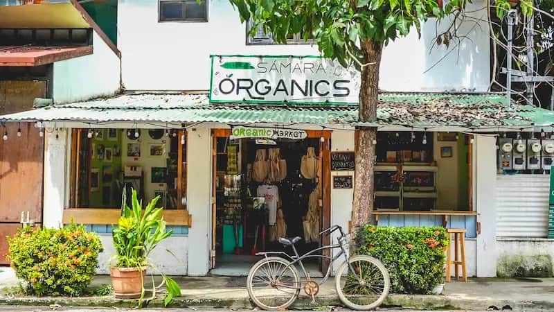 Local organic market in Sámara town near the Expanish Costa Rica Study Center