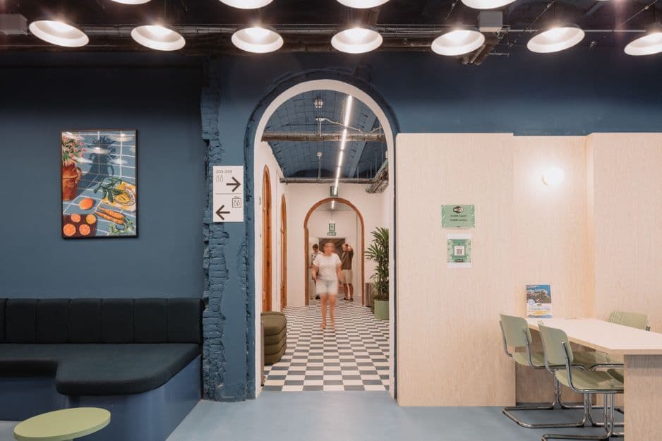 spanish School Corridor